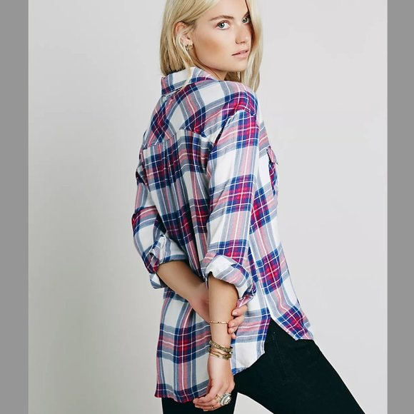 Rails for Free People button down plaid shirt - Picture 3 of 10